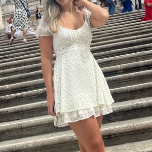 Thirty Thirty LA Polkadot Black & White Dress